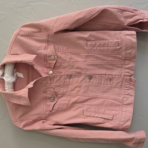 Pink Denim Jacket TIME and TRUE S